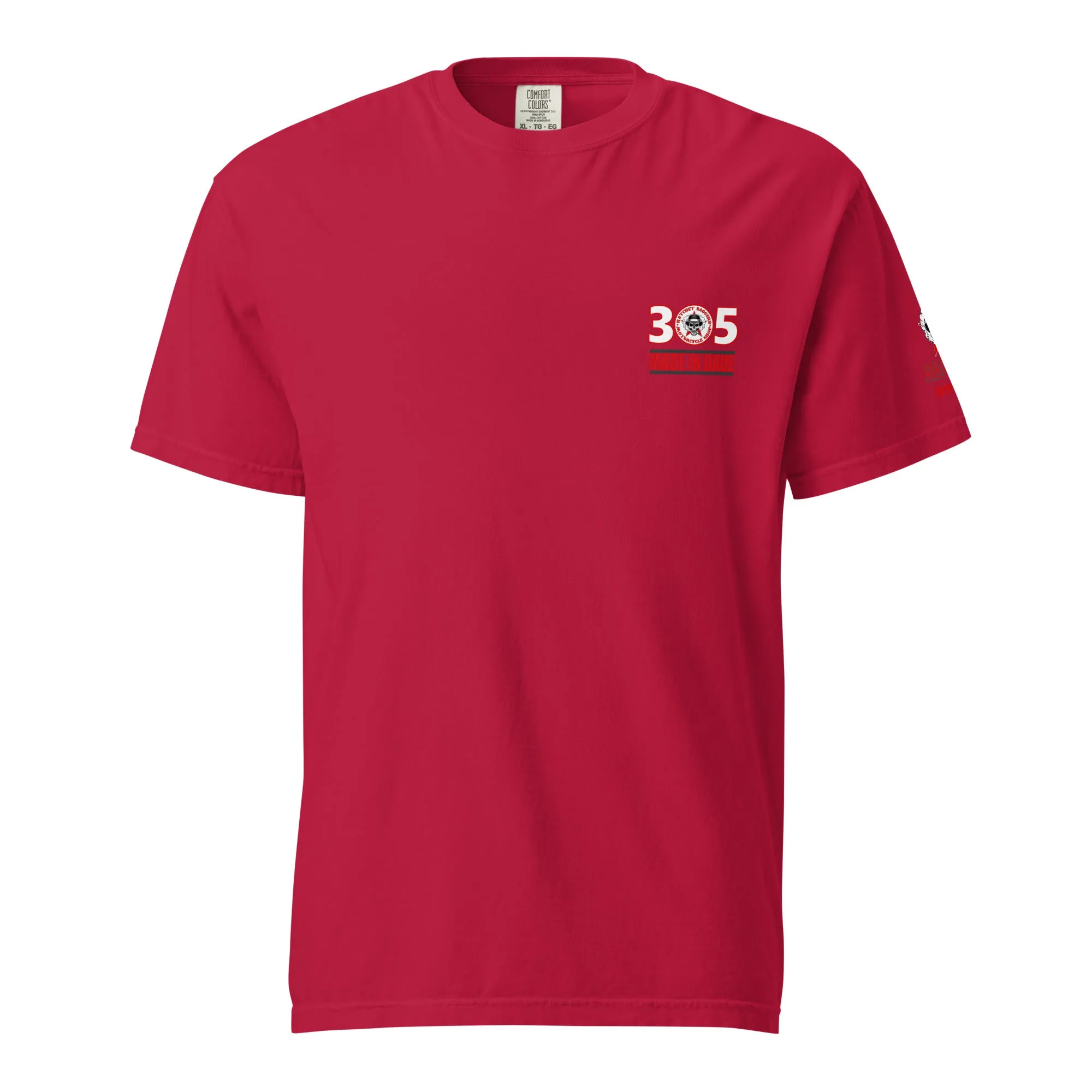 Ratchet's Build "REDRUM" Flag Unisex Garment-Dyed Heavyweight T-Shirt