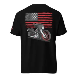 Ratchet's Build "REDRUM" Flag Unisex Garment-Dyed Heavyweight T-Shirt
