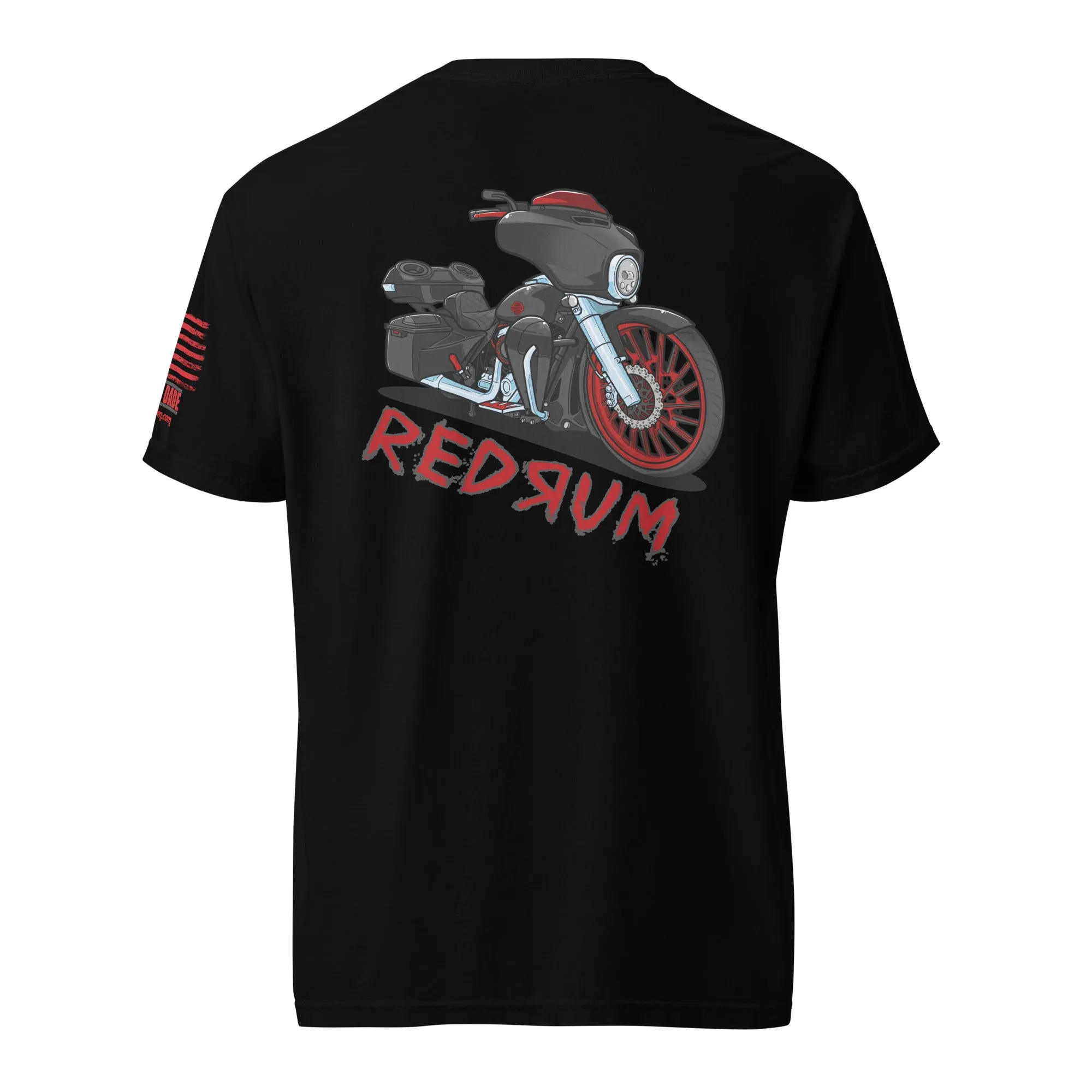 Ratchet's Build "REDRUM" Unisex garment-dyed heavyweight t-shirt