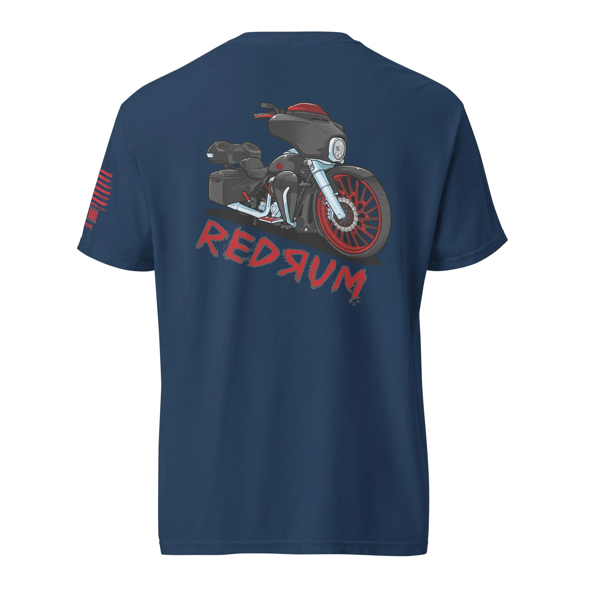 Ratchet's Build "REDRUM" Unisex garment-dyed heavyweight t-shirt