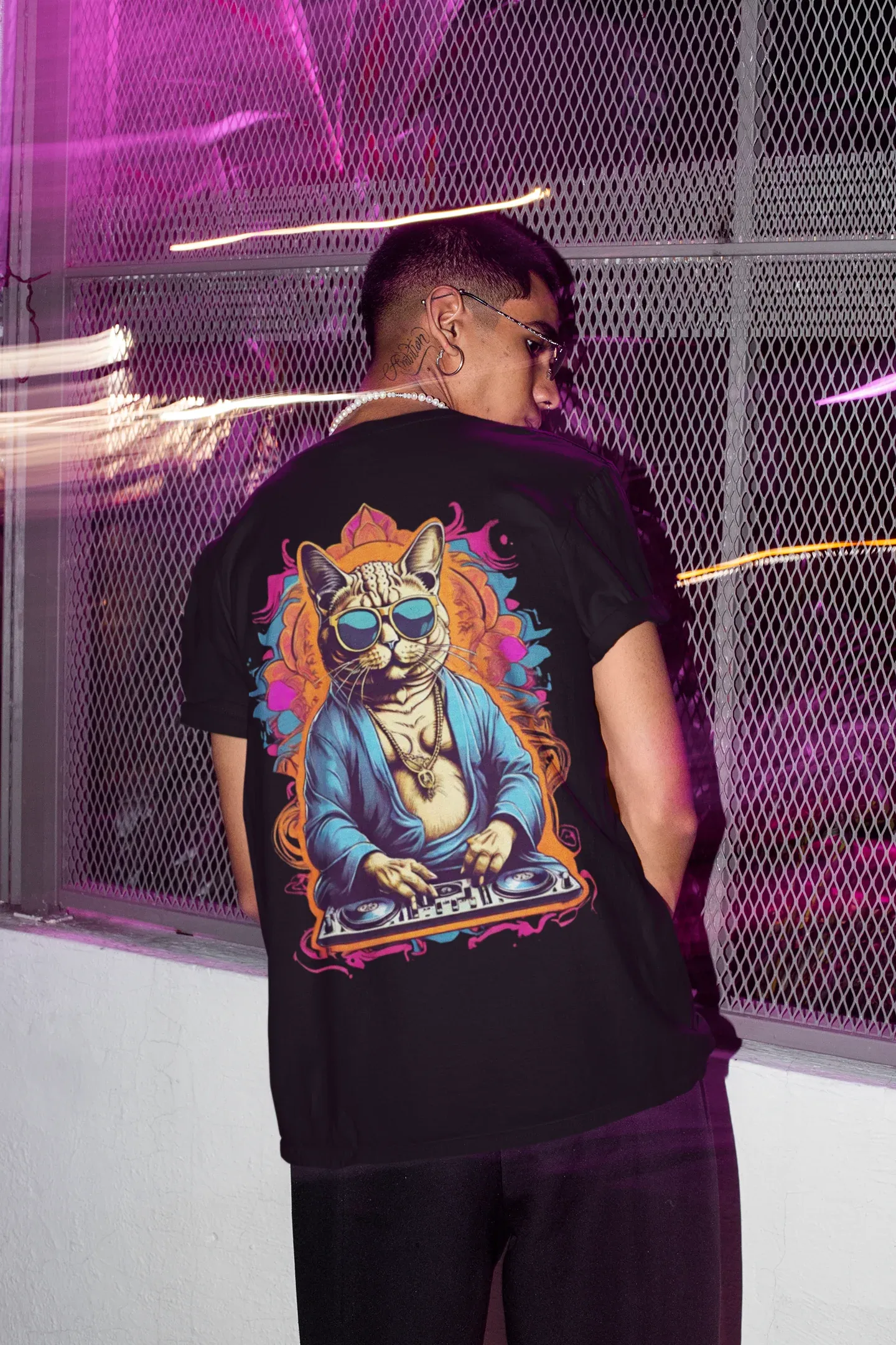 Rave T-Shirt | Buddha Cat