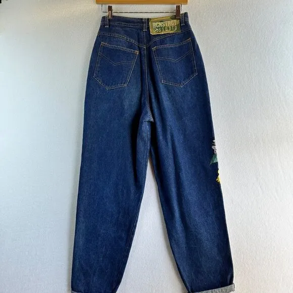 RCNSTRCT Studio 80s Together Jeans Womens Size 10 Women Balloon Baggy High Waist