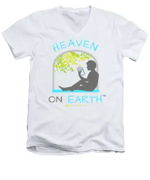 Reading Heaven On Earth - Men's V-Neck T-Shirt