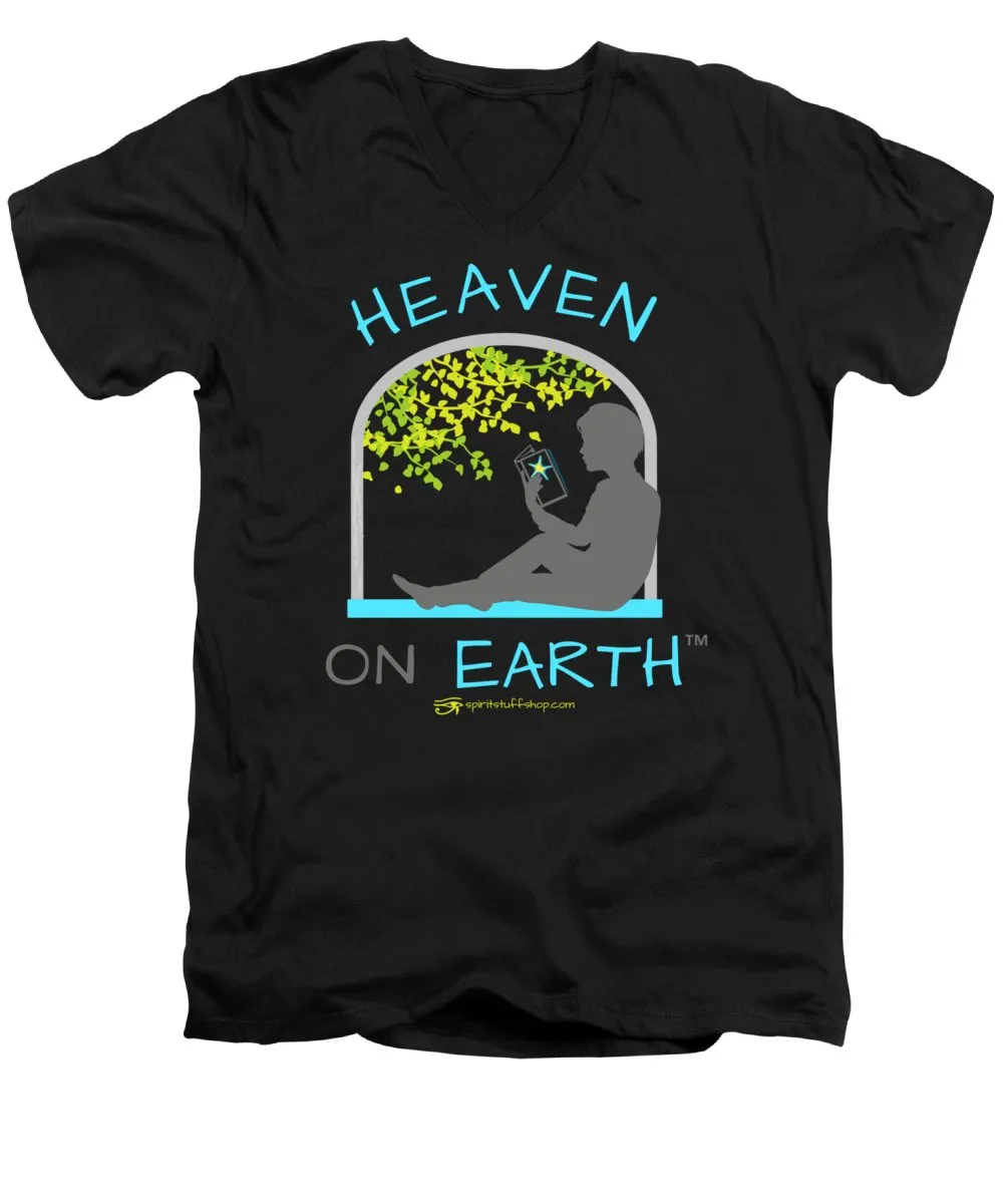 Reading Heaven On Earth - Men's V-Neck T-Shirt