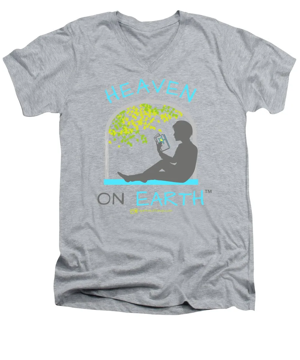 Reading Heaven On Earth - Men's V-Neck T-Shirt