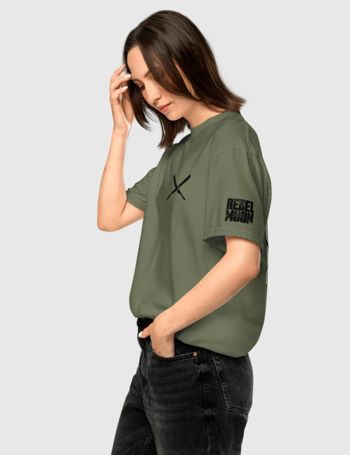 Rebel Moon Nemesis Unisex T-Shirt [Moss]