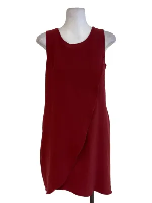Red Layered Shift Dress