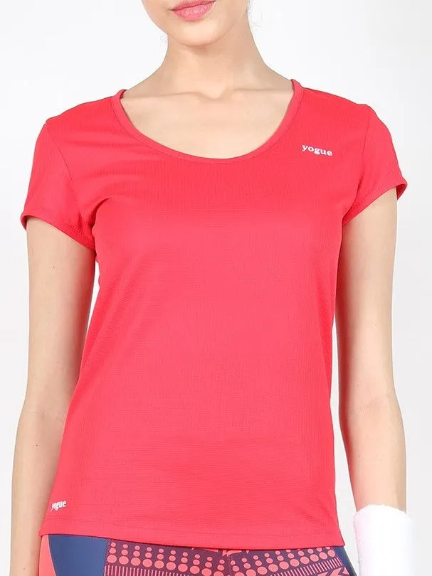 Red Round-neck T-Shirt