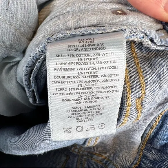 Re/Done Levi’s High Rise Jeans