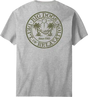 Relaxation Badge Olive T-shirt