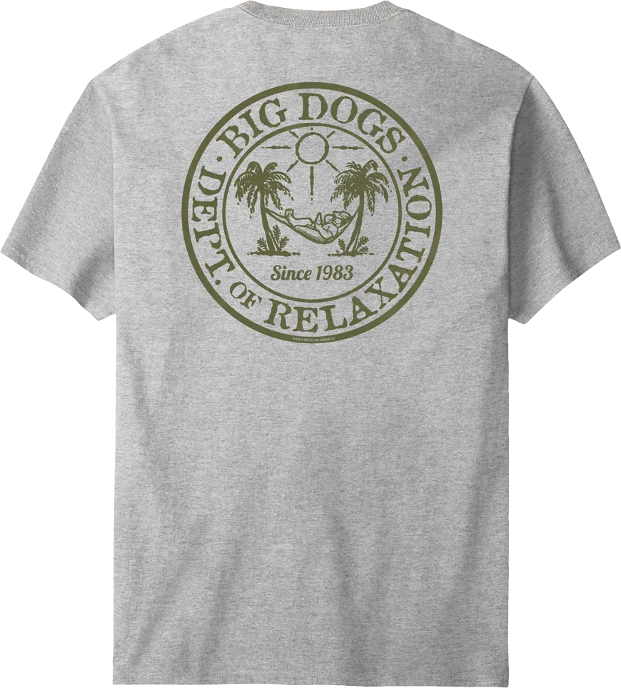 Relaxation Badge Olive T-shirt