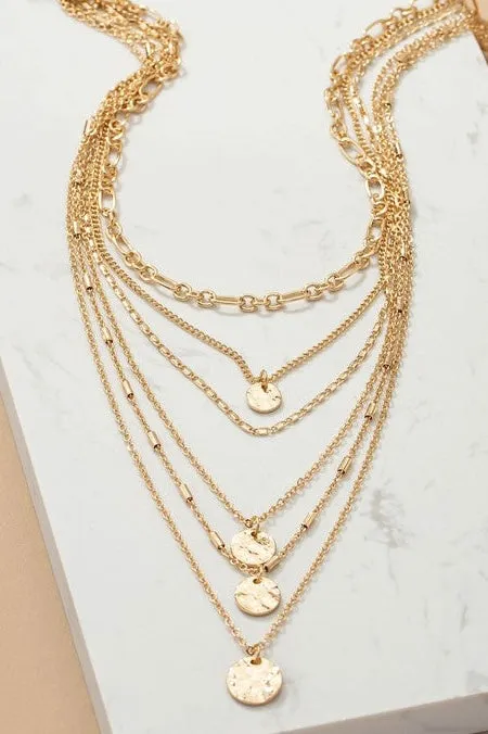 RESTOCK Gold Layered Necklace