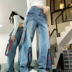 Retro Baggy Jeans Women