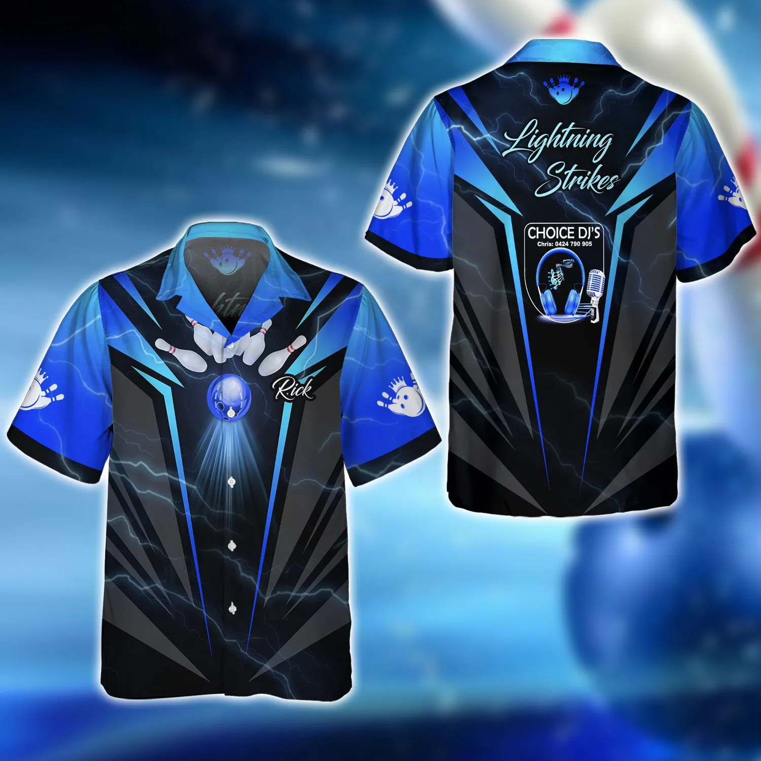 Rick Lightning Strikes Team 3D Shirt - QB95