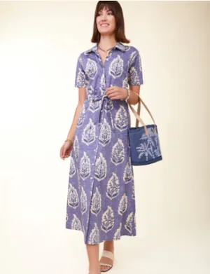 River Midi Dress Ogeechee Floral Motif