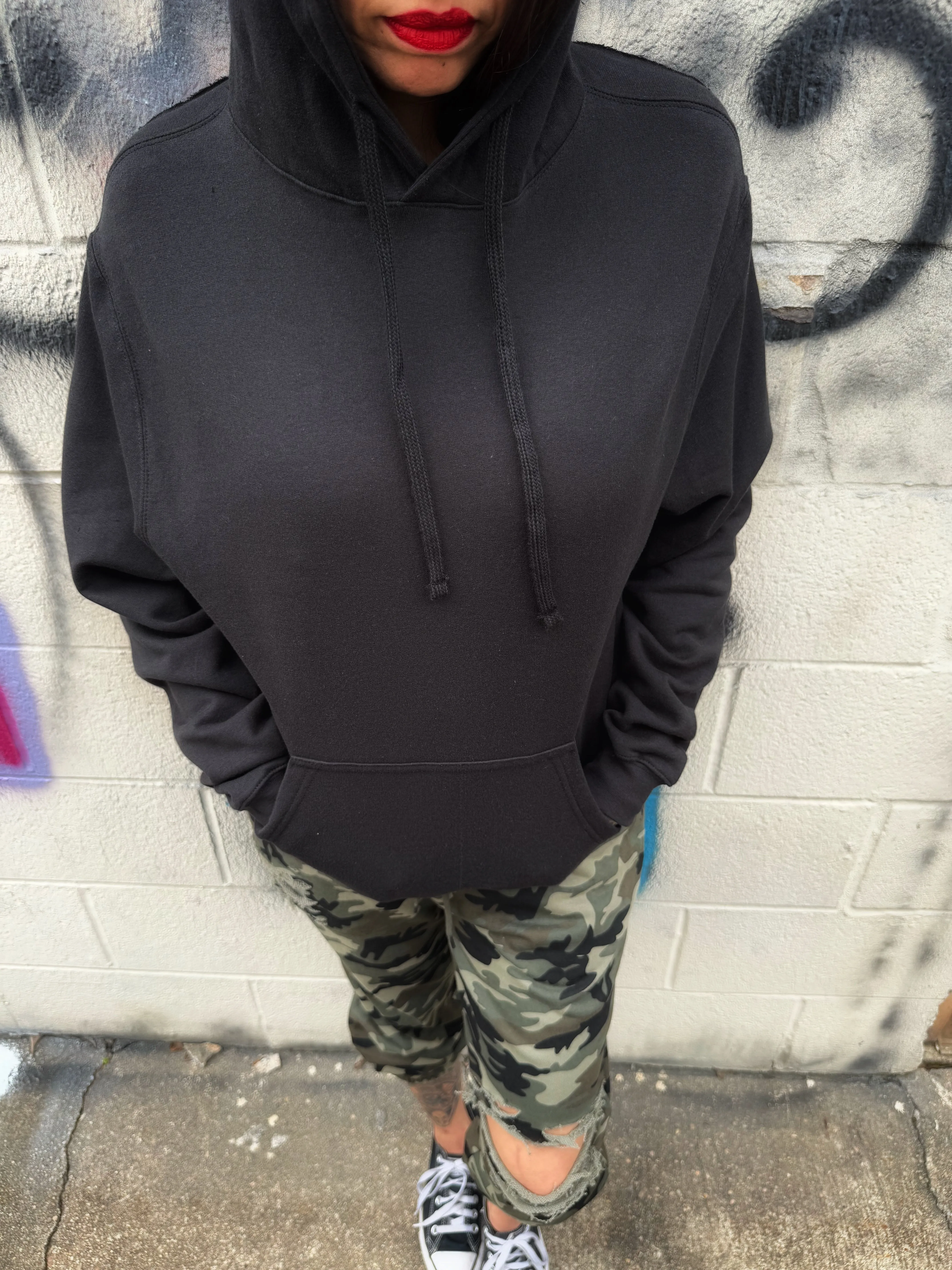 ROAD RASH BLACK HOODIE 1.0