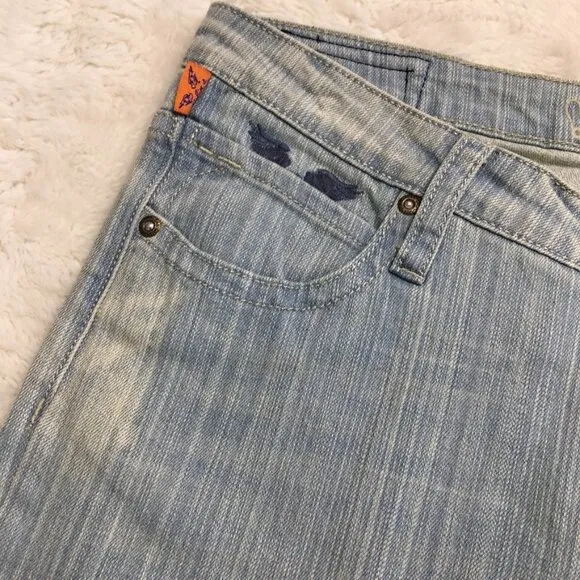 Robin's Jean Women's Blue Light Wash Jeans Size 28 x 35&quot;