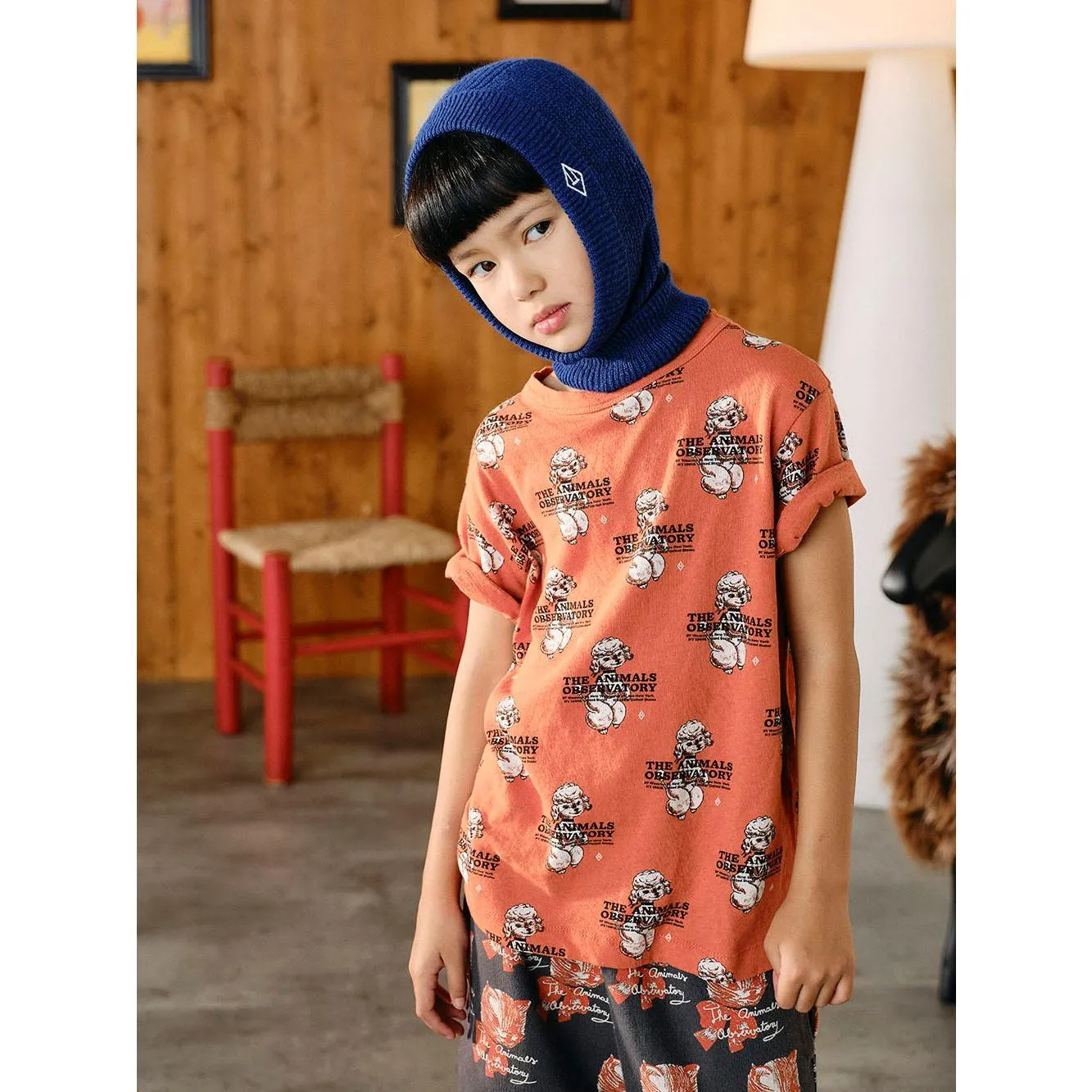 Rooster Kids T-Shirt Red