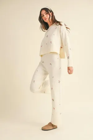 Rosy Posy Sweater Top