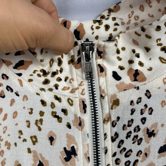 saltwater LUXE Marina Bomber Jacket {Animal} - Size M