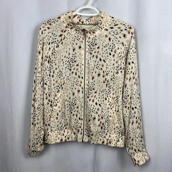 saltwater LUXE Marina Bomber Jacket {Animal} - Size M