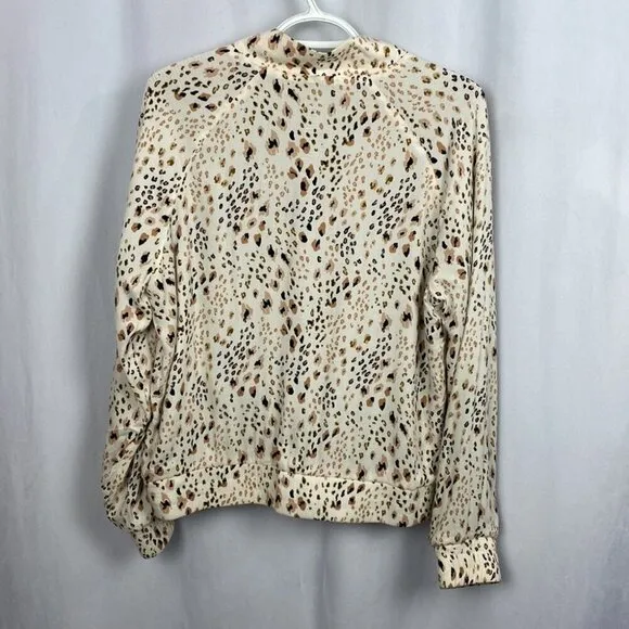 saltwater LUXE Marina Bomber Jacket {Animal} - Size M