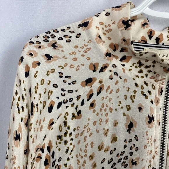 saltwater LUXE Marina Bomber Jacket {Animal} - Size M
