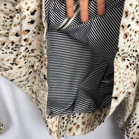 saltwater LUXE Marina Bomber Jacket {Animal} - Size M