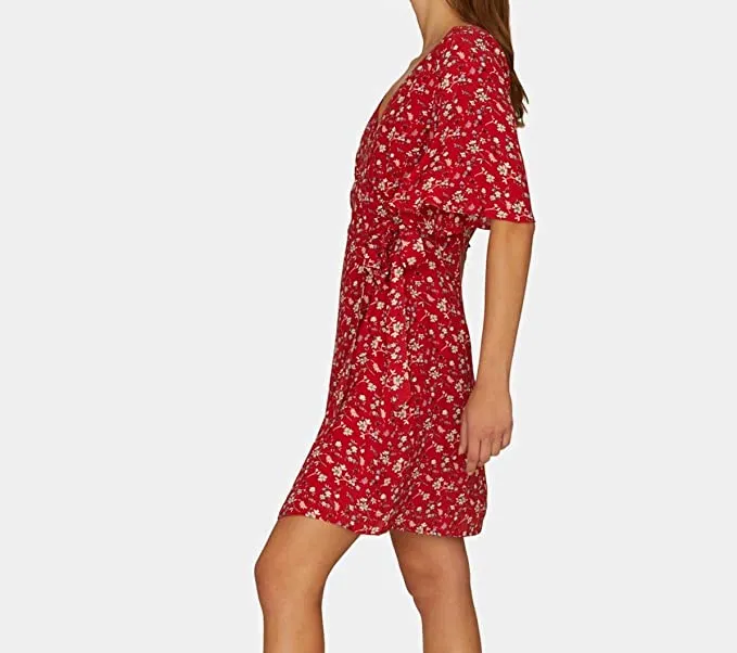 Sanctuary Girl On Fire Faux Wrap Dress Simply Red XL (US 14)