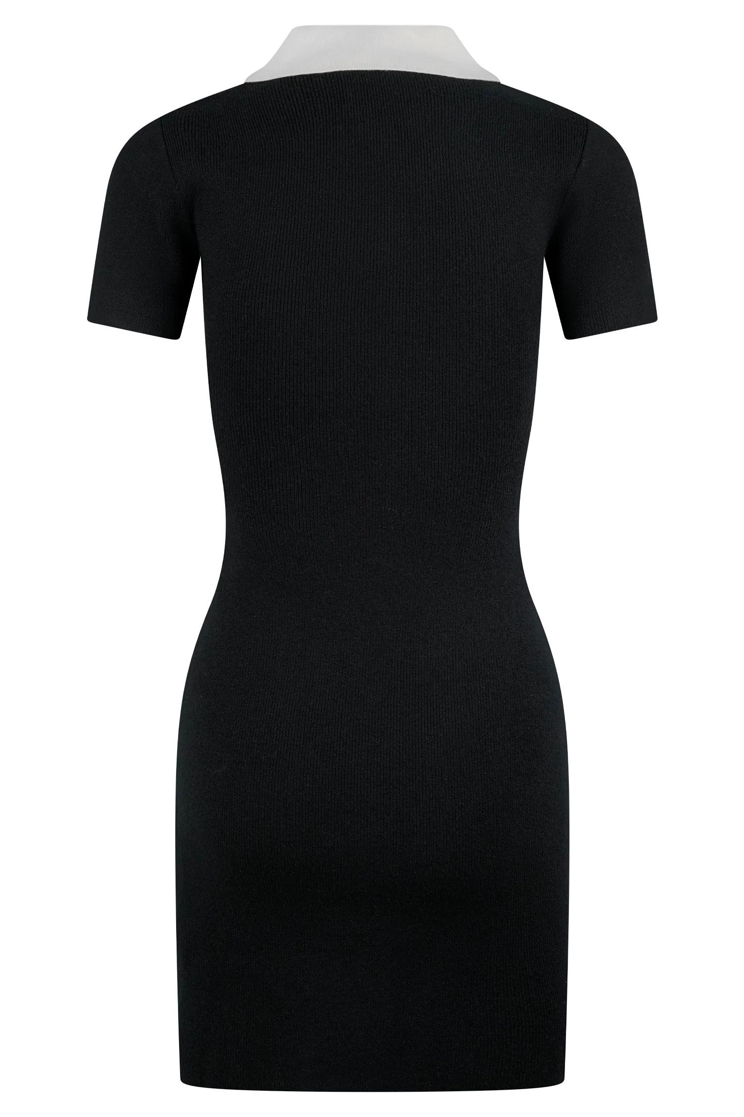 Seema Contrast Mini Dress - Black/White