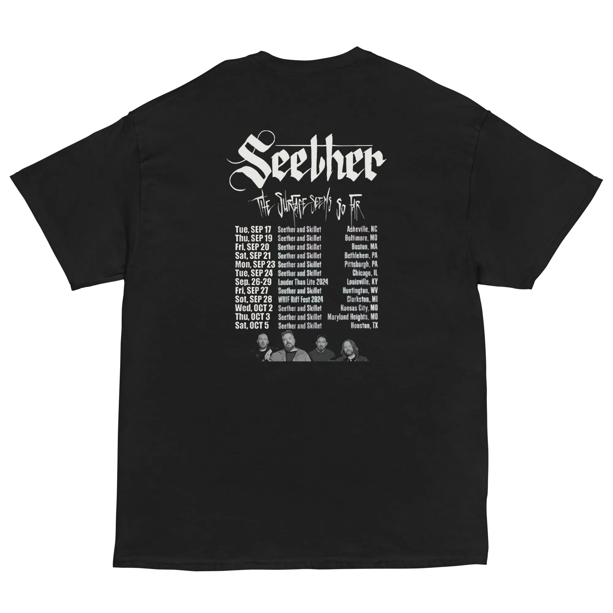 Seether The Surface Seems So Far Shirt Seether 2025 Tour T Shirt