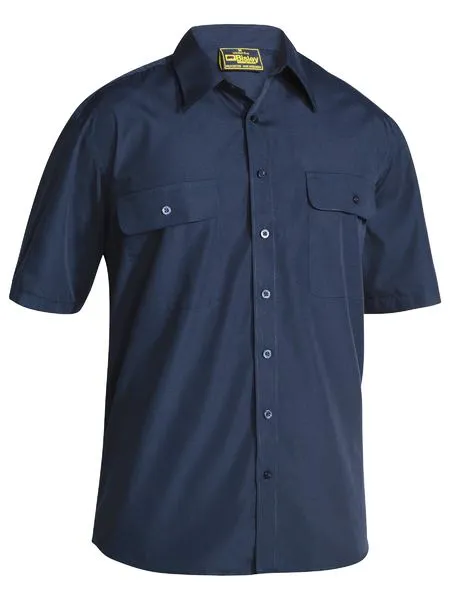 Shirt Bisley Permanent PreSS SS 110g Midnight 2XL