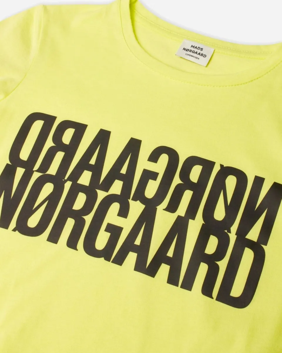 Single Organic Tuvina Tee - Sunny Lime