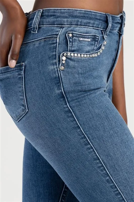 Sissyboy Ladies Axel Mid Waist Capri Med