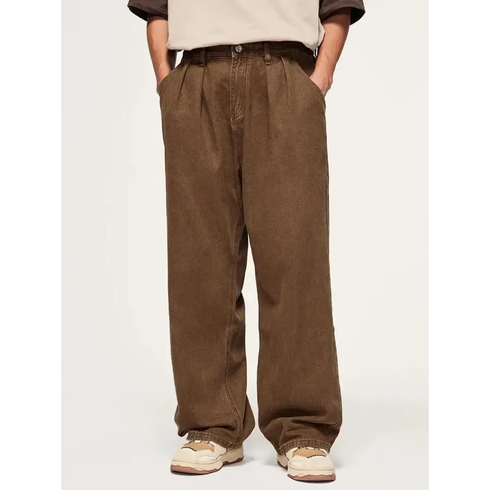 Skater Wide Leg Denim Jeans for Effortless Style and Comfort
