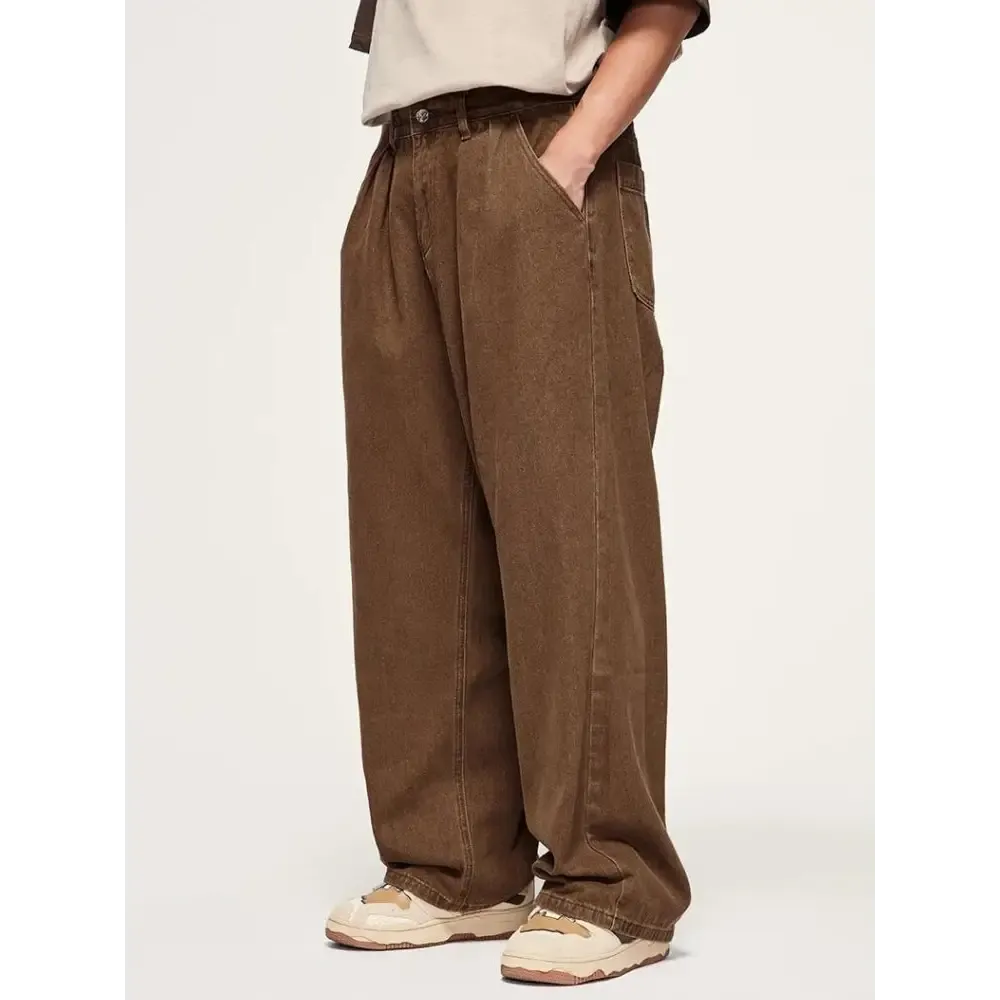 Skater Wide Leg Denim Jeans for Effortless Style and Comfort