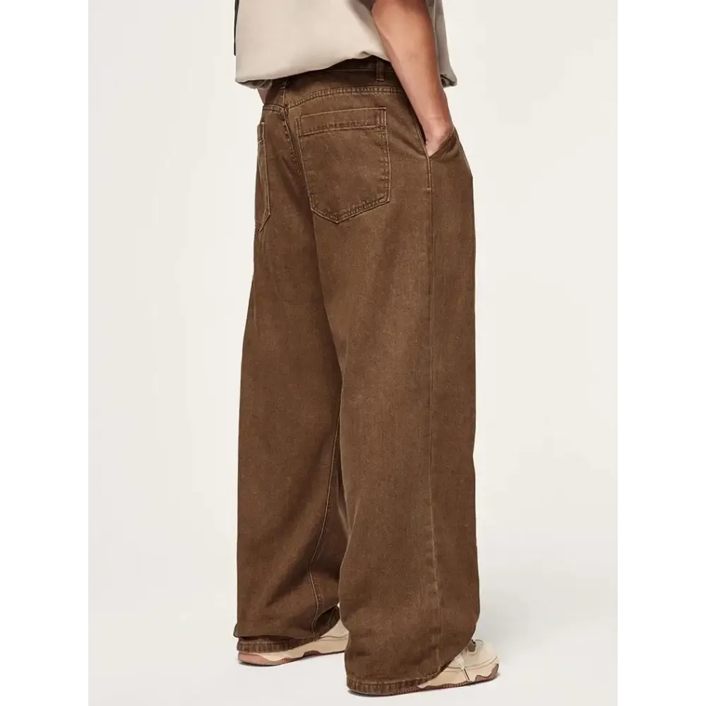 Skater Wide Leg Denim Jeans for Effortless Style and Comfort