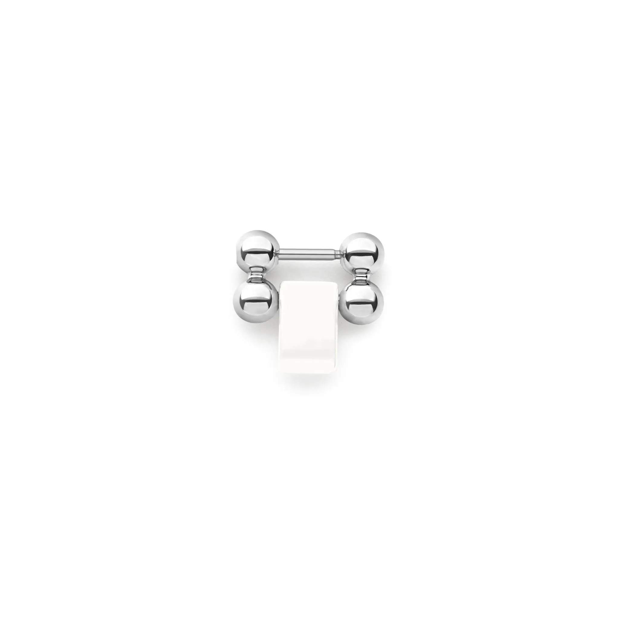 Smart Caviar White Ceramic Watch Bracelet Link