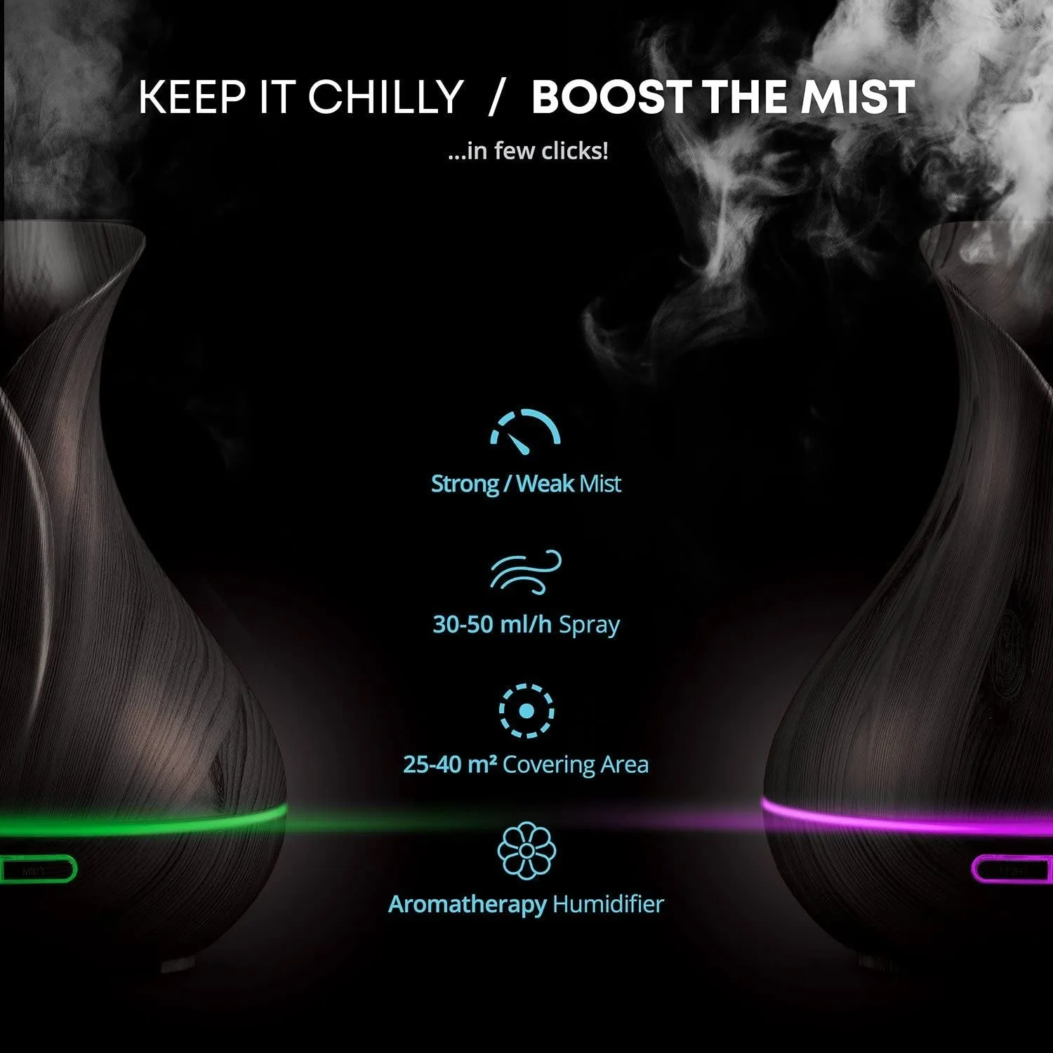 Smart Essential Oil Aromatherapy Humidifier