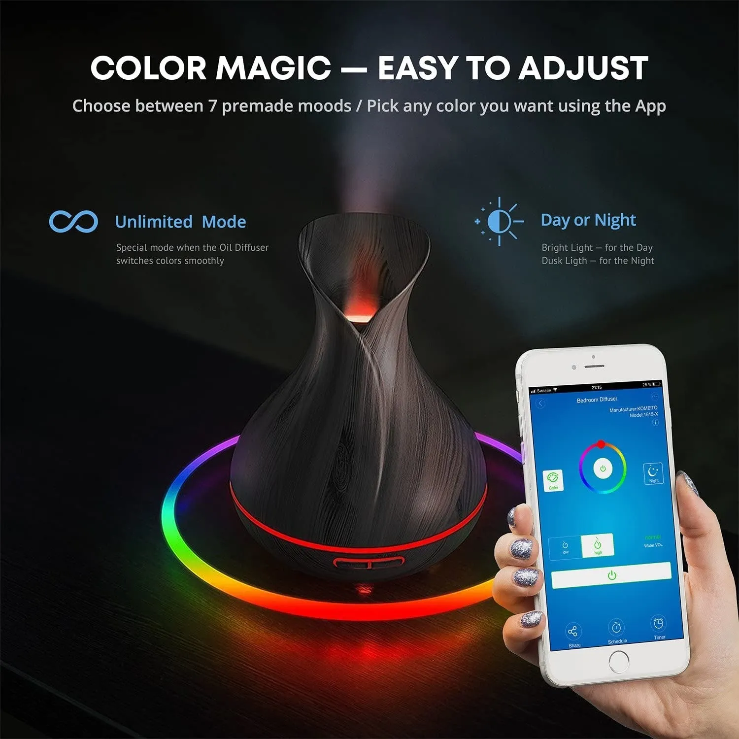 Smart Essential Oil Aromatherapy Humidifier