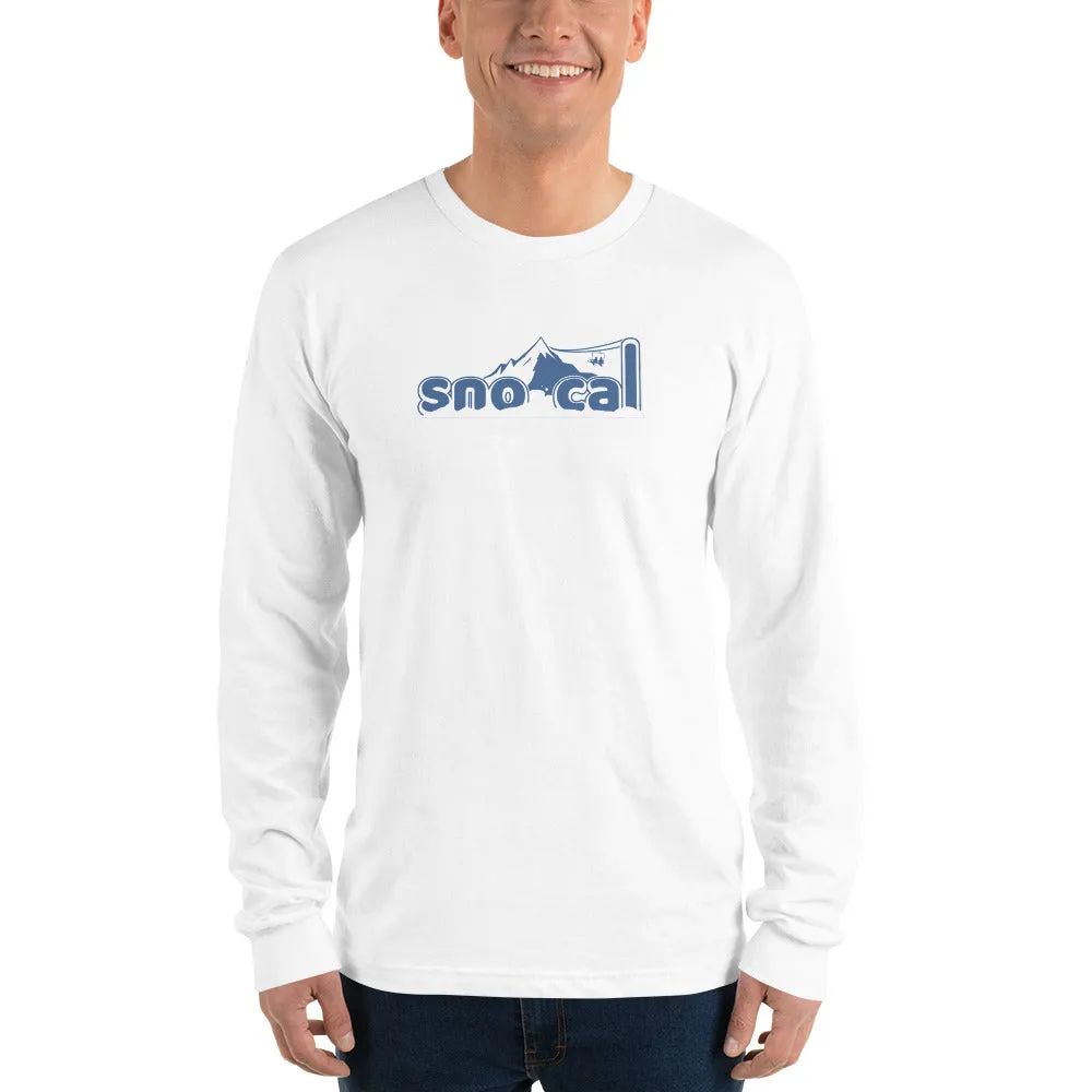 Sno Cal™ Mountain White Long sleeve t-shirt