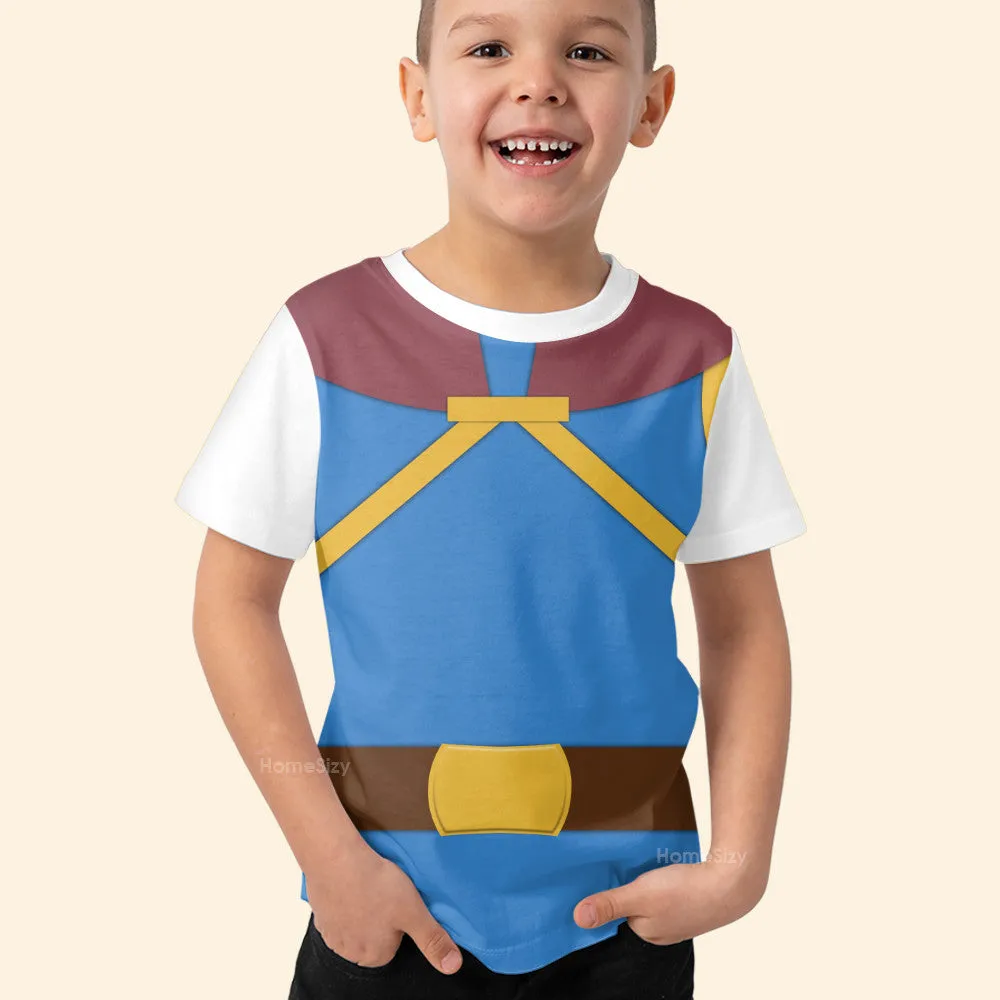Snow White Prince Disney Cosplay Costume - Kid Tshirt QT305029