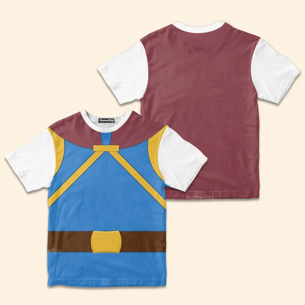 Snow White Prince Disney Cosplay Costume - Kid Tshirt QT305029