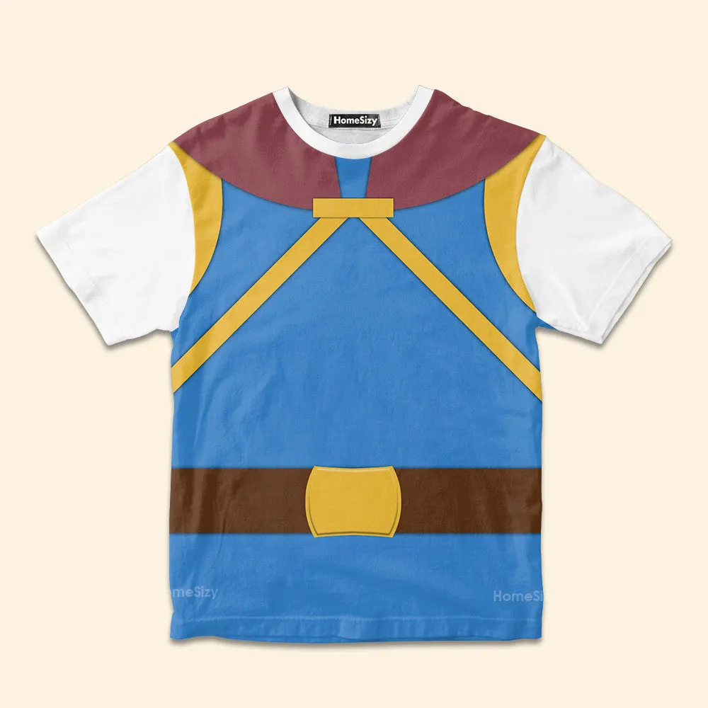 Snow White Prince Disney Cosplay Costume - Kid Tshirt QT305029