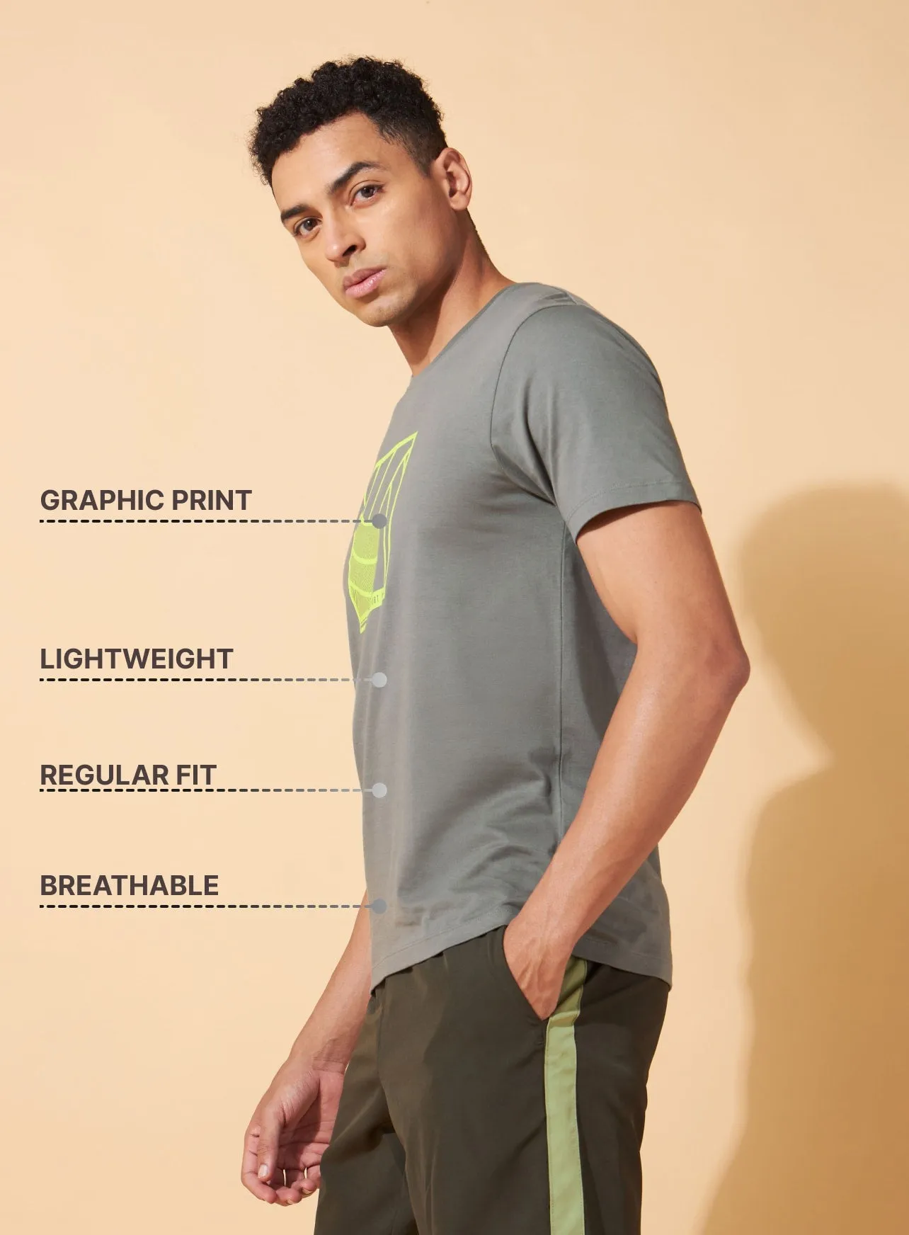 Sport Style Print T-shirt