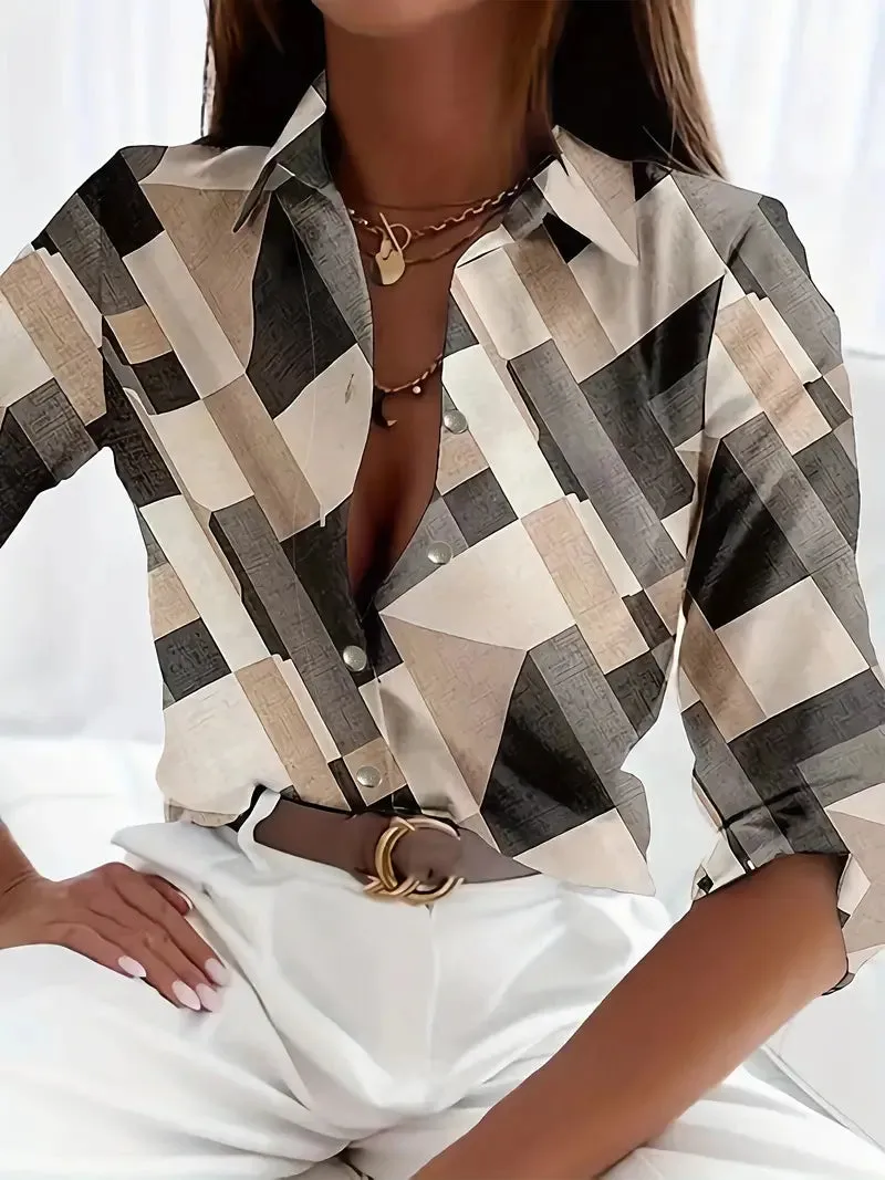 Spring Casual Long-Sleeve Shirt: Lavi