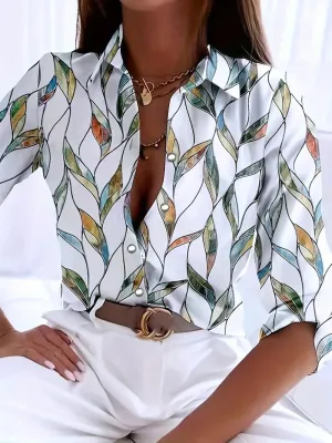 Spring Casual Long-Sleeve Shirt: Lavi