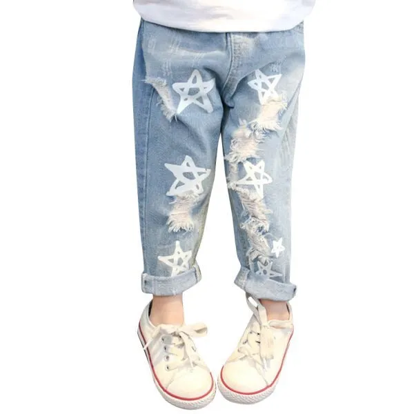 Star Print Jeans