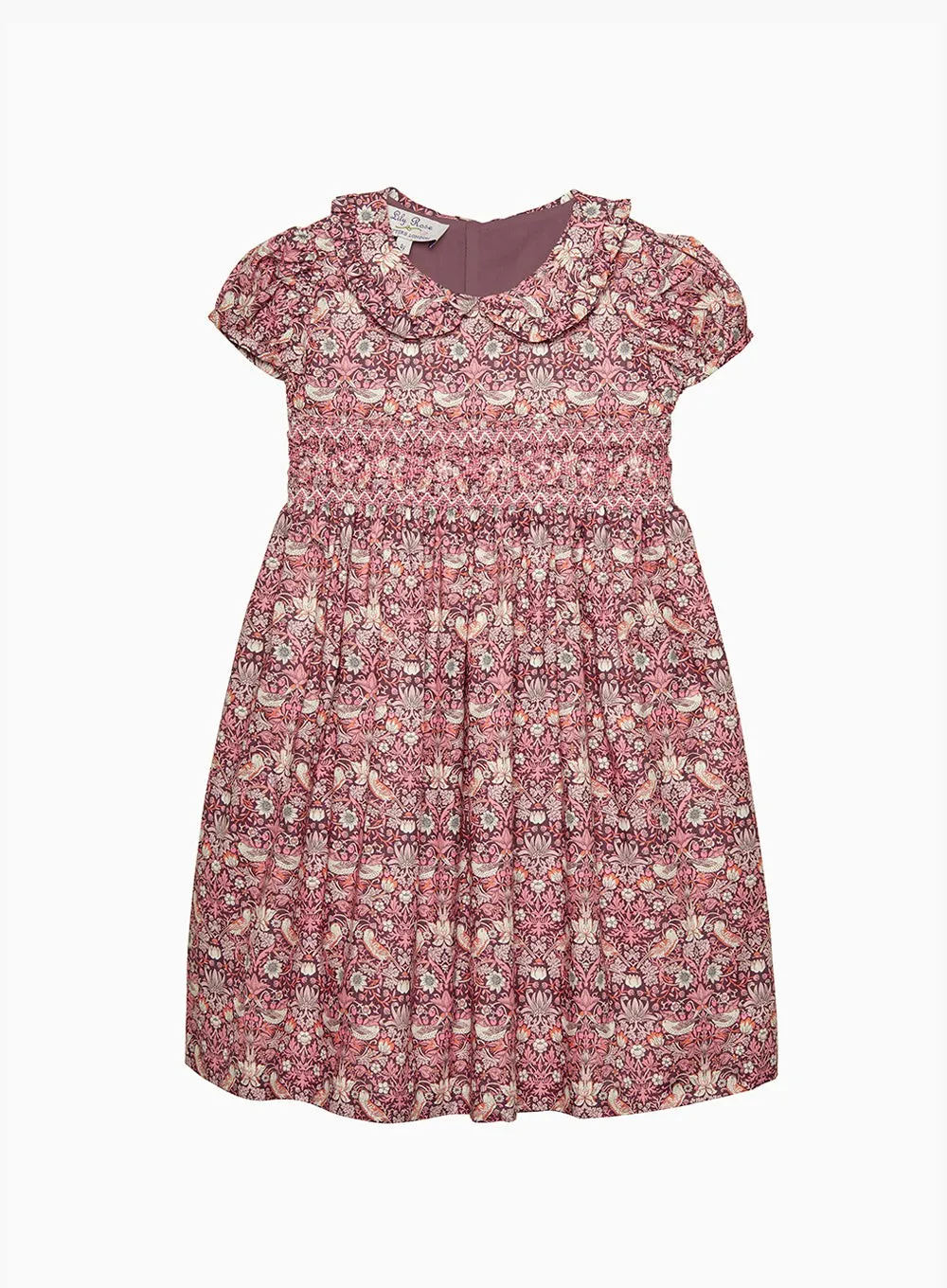 Strawberry Thief Smocked Dress