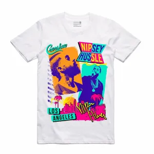 Streetwear on Demand 80'S NIPSEY TEE WHITE